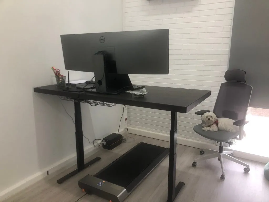 Treadmill Desk in Walking Position