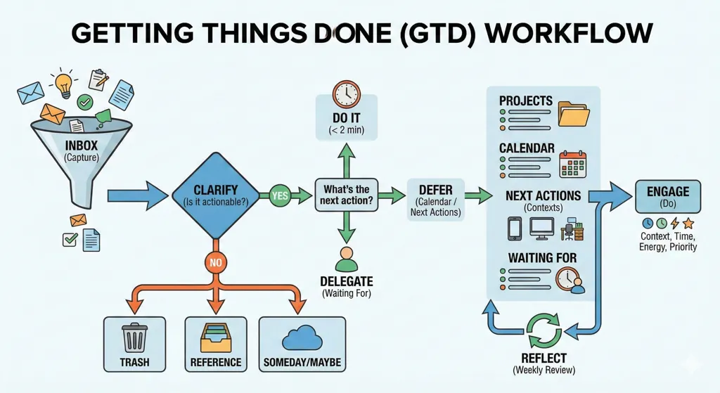 Getting Things Done Workflow