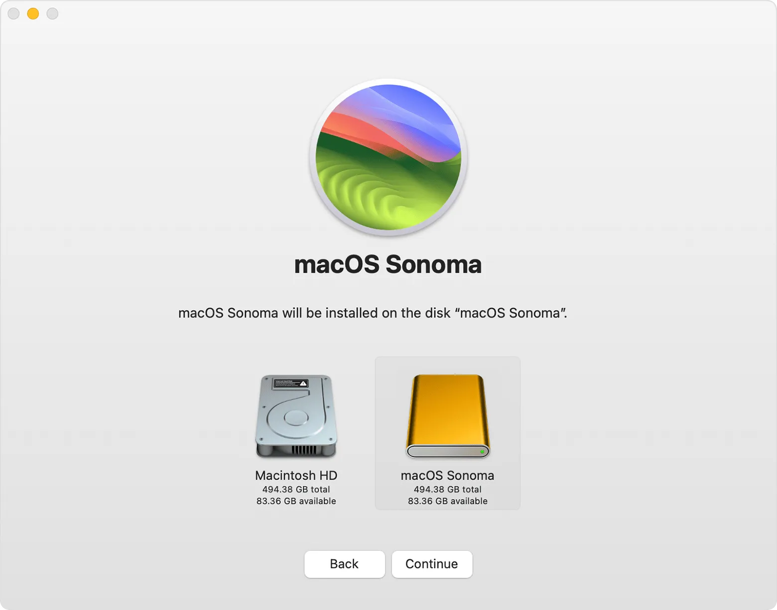 Installing MacOS to external bootable SSD
