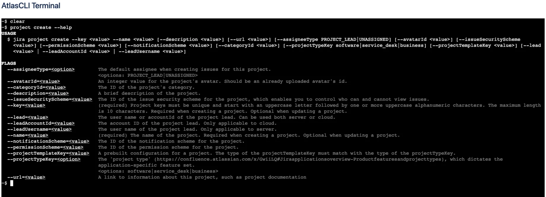 AtlasCLI Forge Terminal