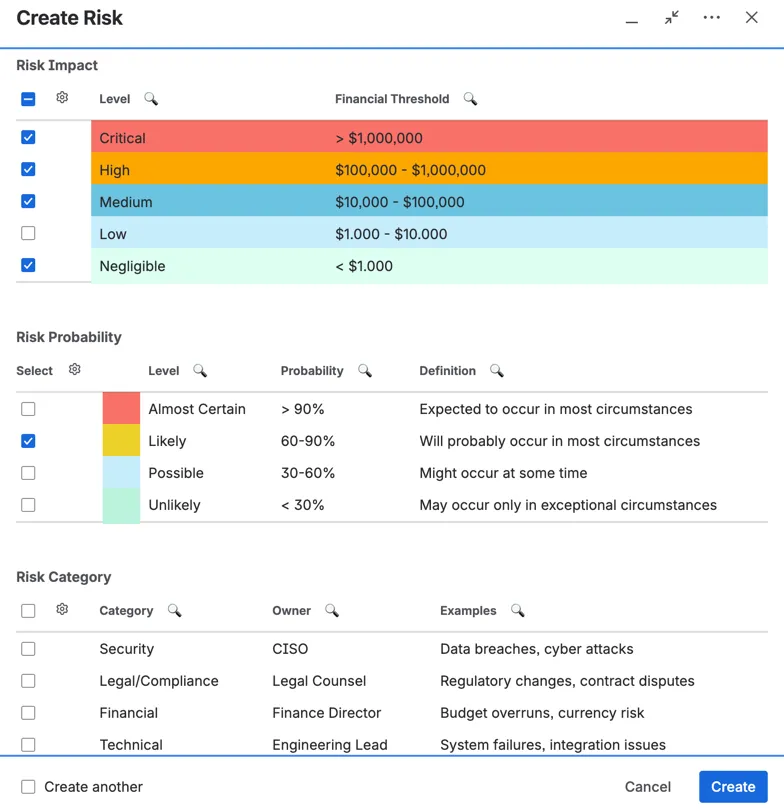 Tabular Selection Custom Field for Jira in Action